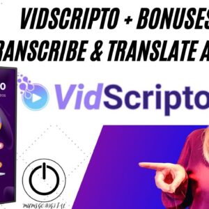 VidScripto Review 📕 + Insane Bonuses 🧰 Free with VidScripto Transcribe Translate Dubbed Videos
