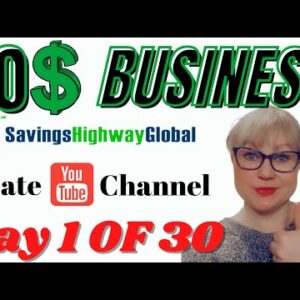 20$ Business Challenge (Day 1) | Create YouTube Channel | FREE Organic Traffic in 2022