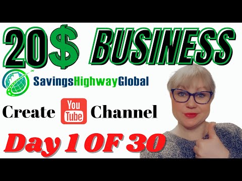 20$ Business Challenge (Day 1) | Create YouTube Channel | FREE Organic Traffic in 2022